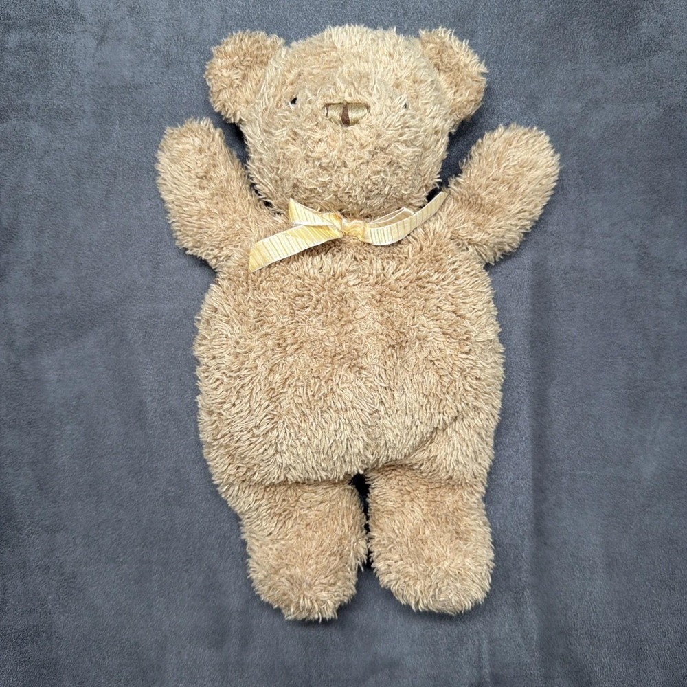 Vintage Child Of Mine Musical Pull Teddy Bear With Bow Style #85414 Lullaby
